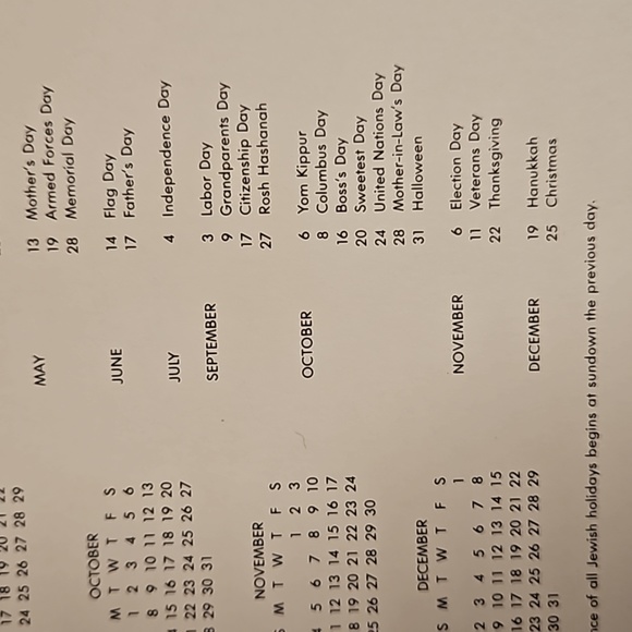 Betsey Clark's Little Bits Of Wisdom 1984 wall calendar UNUSED Vintage Hallmark - Picture 4 of 15